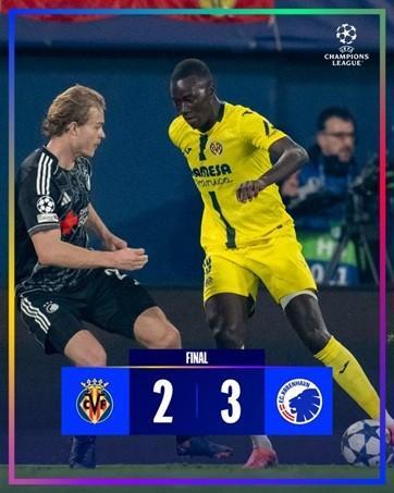 比利亚雷亚尔后防失守，导致输球潮继续